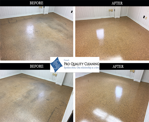 Cycle Chemical Treatment Before and After by Pro Quality Cleaning